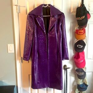 Custom made Joker purple jacket like new